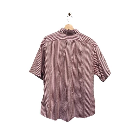 Ralph Lauren Mens Vintage Y2K Short Sleeve Striped Button Down Shirt  Size XXL - Picture 11 of 13